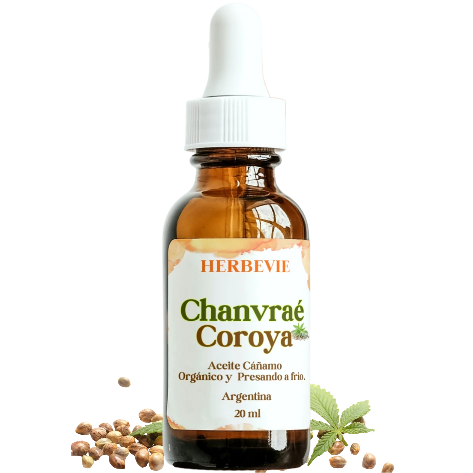 Chanvréa-Coroya-herbevie Aceite de semillas de cáñamo ecológico Herbevie